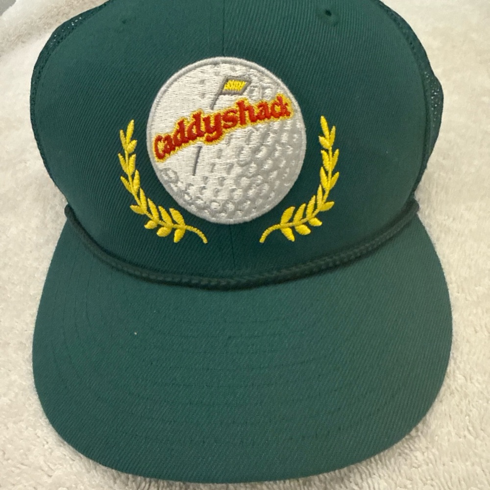 New Era Green Caddyshack Golf Patch Snapback Hat - image 1